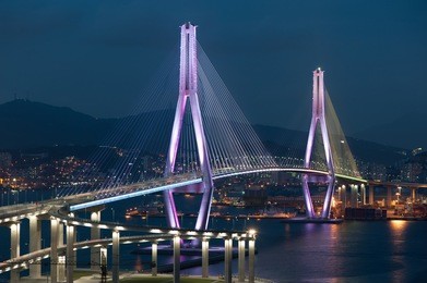 busan harbor bay bridge