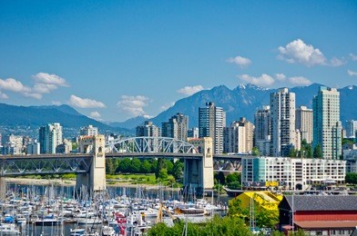 beautiful view of vancouver, british columbia, canada