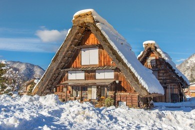 world heritage, shirakawago, japan