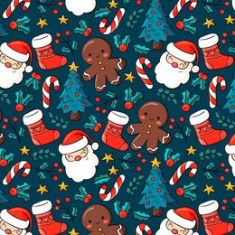 funny christmas pattern design, xmas