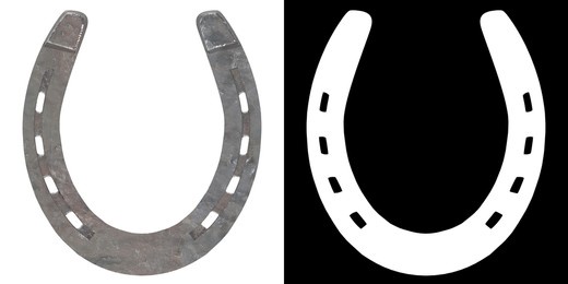 马 马蹄铁 金属加工 工业 产品 渲染 自然 插图 鞋 工具