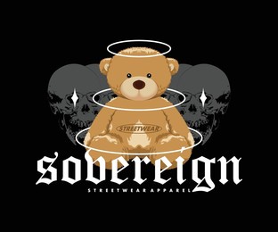 aesthetic graphic design for t shirt street wear and urban style