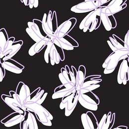 floral seamless pattern background for fashion textiles, graphics, backgrounds and crafts