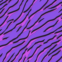 neon psychedelic zebra print. vintage vector seamless pattern. 70s, 80s, 90s colorful retro background.