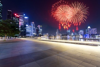 night view of prosperous city 