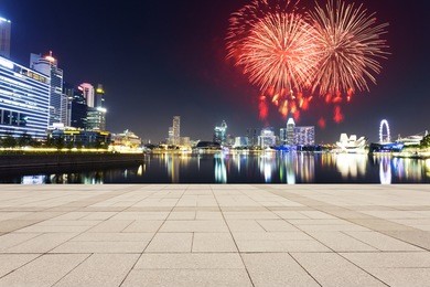 night view of prosperous city 