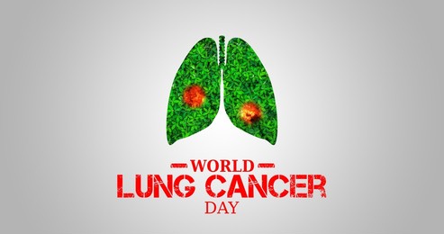 world lung cancer day creative poster
