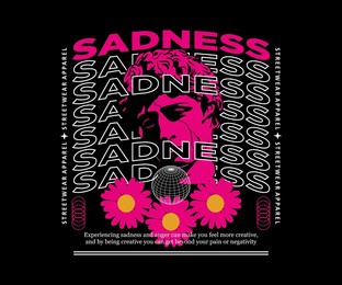 heads of statues with techno style aesthetic graphic design for creative clothing, for streetwear and urban style t-shirts design, hoodies, etc.