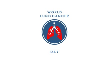 world lung cancer day. holiday concept. template for background, banner, card, poster, t-shirt with text inscription