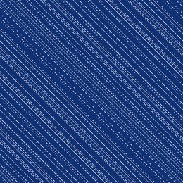 blue seamless pattern with irregular various stitch lines