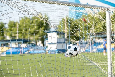  football ball goal win in game background