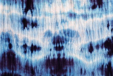 blue tone tie dye pattern for background. 
