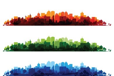 over print cityscapes