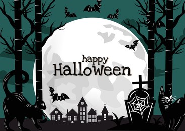 halloween banner for halloween content vector design
