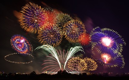 maltese traditional and colourful fireworks