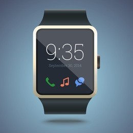 smart watch - vector illustration.