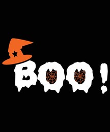 boo! happy halloween shirt print template, witch bat cat scary house dark green riper boo squad grave pumpkin skeleton spooky trick or treat