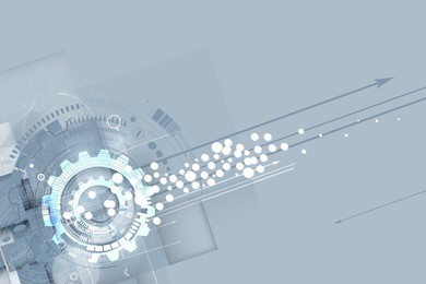 machine technology gears. retro gearwheel mechanism abstract background