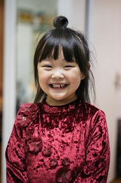 portrait of an asian cute girl