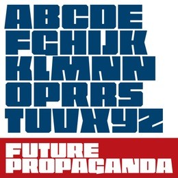 vector geometric font.