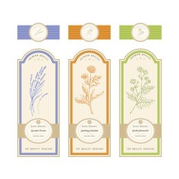 skincare product label