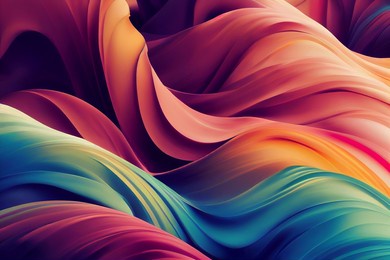 beautiful colorful abstract wallpaper 3d rendering