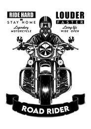 vintage motorcycle t-shirt design vector.biker shirt.also use for lebel, emblems, poster.