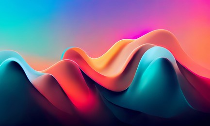 3d abstract art background design