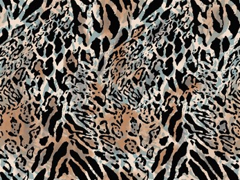 leopard pattern animal wild fur watercolor african fashion