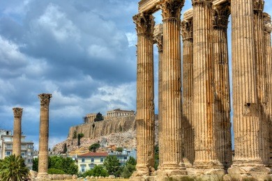 temple of olympian zeus,athens,greece 