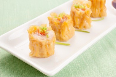 traditional chinese and thai food "dim sum" 