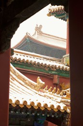 snow in the forbidden city
