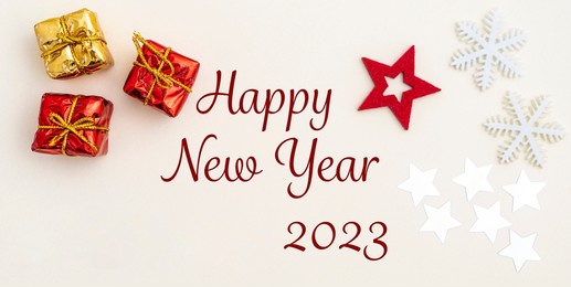 new year 2022 decorated cover