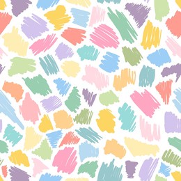 creative minimalist hand draw abstract art grunge seamless pattern with colorful stroke abstract background	