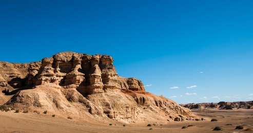 yadan landforms in gobi desert dunhuang