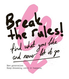 urban typography graffiti street art slogan print with inspirational phrase for graphic tee t shirt or sweatshirt - vector