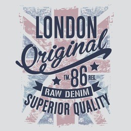 london retro, t-shirt typography, vectors, vintage 