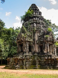 thommanon temole, one of a pair of hindu temples built during the reign of suryavarman ii at angkor, cambodia. unesco world heritage
