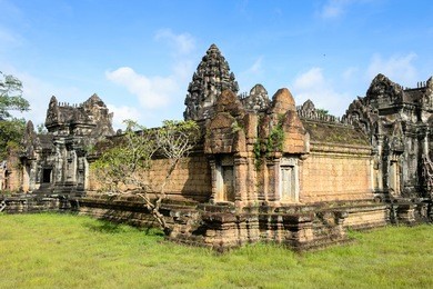 banteay samre, a temple at angkor, cambodia. it's named after the samre, an ancient people of indochina