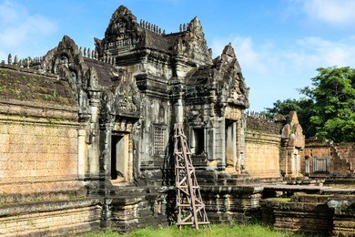 banteay samre, a temple at angkor, cambodia. it's named after the samre, an ancient people of indochina