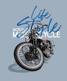  motorcycles image vector illustration for your t shirt  