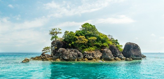 picturesque island at ocean, thailand,