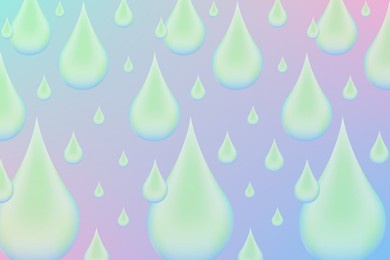 dreamy abstract fluid holographic background illustration simple fun and elegant vector design