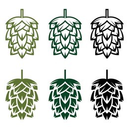 hops vector design template