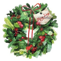 christmas fir wreath                               