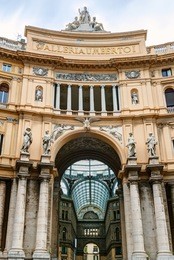 galleria umberto i in naples, italy