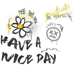 futuristic, graffiti street art style motivational quote tshirt design, flower, slogan, vector, typographic poster, tshirt street wear, urban style, vector illustration design, fashion, graphic