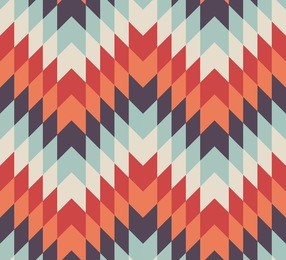 seamless vector geometric rhombus color pattern background