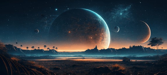 beautiful view of the galaxie