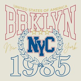 vintage typography retro college varsity manhattan new york slogan print for graphic tee t shirt or sweatshirt - vector